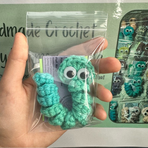 Handmade Crochet Worry Worms - Picture 13 of 13